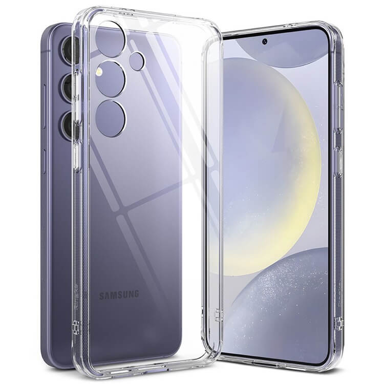 Противоударен Хибриден Калъф за Samsung S24, Ringke Fusion Case, Прозрачен