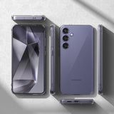 Противоударен Хибриден Калъф за Samsung S24, Ringke Fusion Case, Прозрачен (7)
