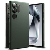 Противоударен Силиконов Калъф за Samsung S24 Ultra, Ringke Onyx Case, Зелен