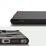 Противоударен Хибриден Калъф за Samsung S24 Ultra, Ringke Fusion X Camouflage Case, Черен (4)
