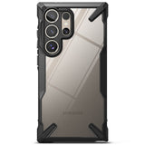 Противоударен Хибриден Калъф за Samsung S24 Ultra, Ringke Fusion X Case, Черен