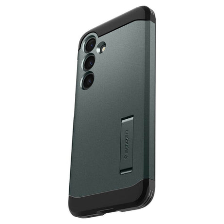 Противоударен Хибриден Калъф за Samsung S24, Spigen Tough Armor Case, Зелен (5)