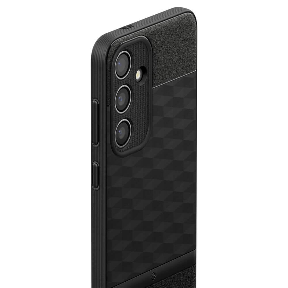 Противоударен Калъф за Samsung S24, Spigen Caseology Parallax, Черен (7)