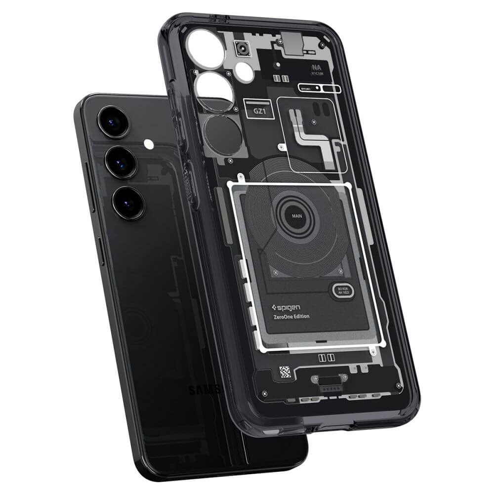 Хибриден Калъф за Samsung S24, Spigen Zero One Ultra Hybrid Case, Черен (6)