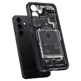 Хибриден Калъф за Samsung S24, Spigen Zero One Ultra Hybrid Case, Черен (6)
