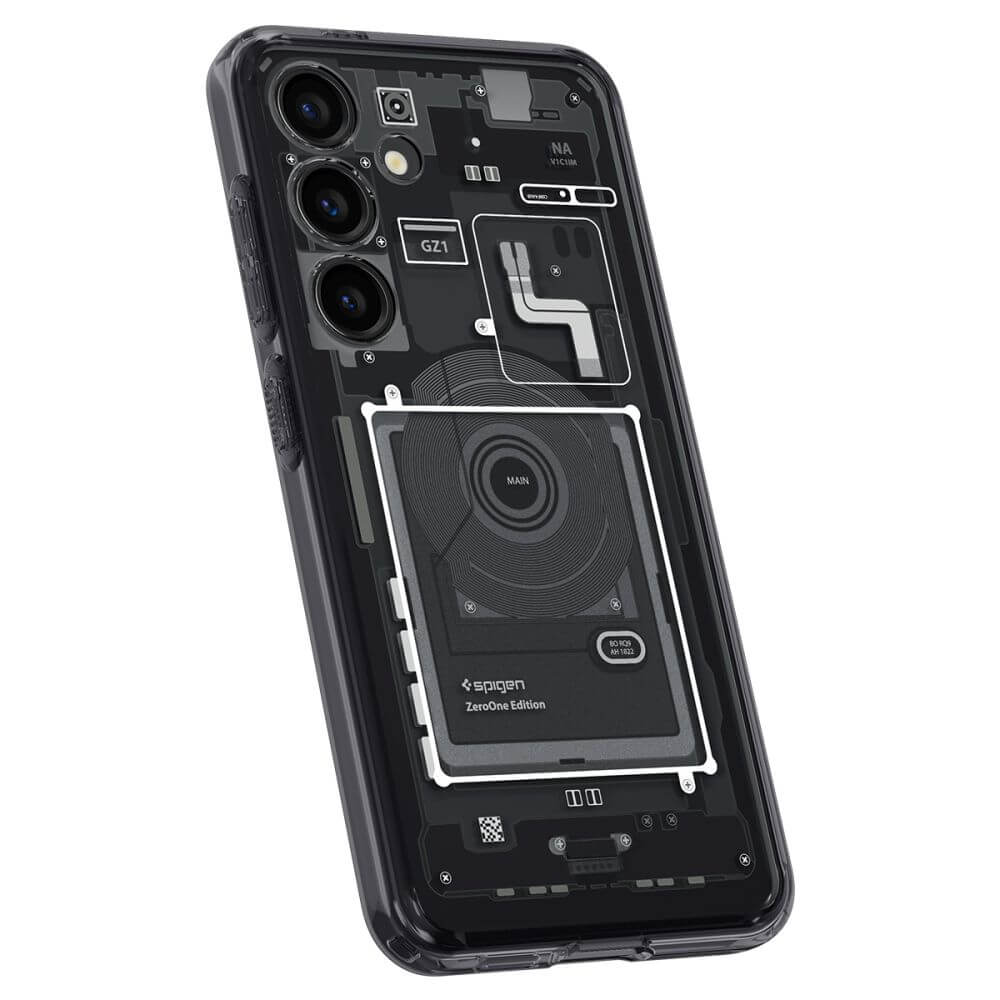 Хибриден Калъф за Samsung S24, Spigen Zero One Ultra Hybrid Case, Черен (5)