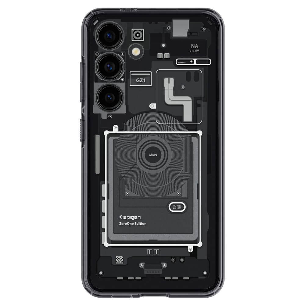 Хибриден Калъф за Samsung S24, Spigen Zero One Ultra Hybrid Case, Черен (2)