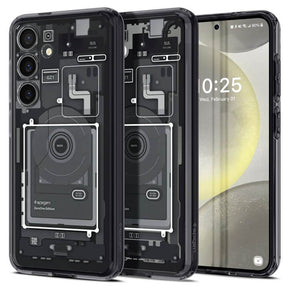 Хибриден Калъф за Samsung S24, Spigen Zero One Ultra Hybrid Case, Черен