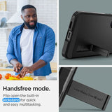 Противоударен Хибриден Калъф за Samsung S24, Spigen Tough Armor Case, Черен (8)