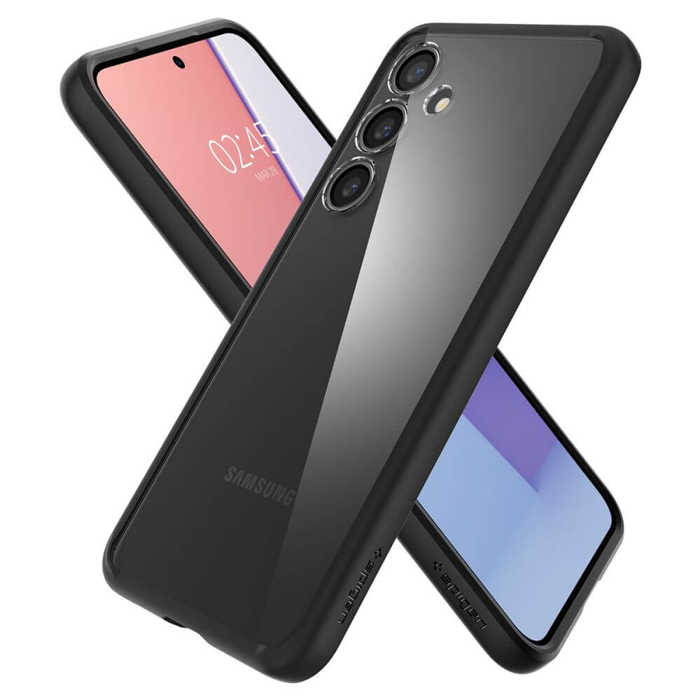 Противоударен Хибриден Калъф за Samsung S24, Spigen Ultra Hybrid Case, Черен (7)