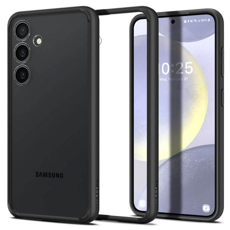 Противоударен Хибриден Калъф за Samsung S24, Spigen Ultra Hybrid Case, Черен