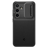 Калъф с Камерен Предпазител за Samsung S24, Spigen Optik Armor Case, Черен (3)