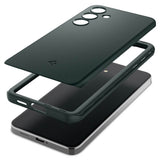 Противоударен Калъф за Samsung S24, Spigen Thin Fit Case, Зелен (5)