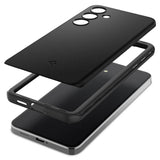 Противоударен Калъф за Samsung S24, Spigen Thin Fit Case, Черен (5)