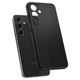 Противоударен Калъф за Samsung S24, Spigen Thin Fit Case, Черен (4)