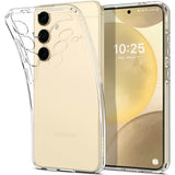 Силиконов Калъф за Samsung S24, Spigen Liquid Crystal Case, Прозрачен (3)