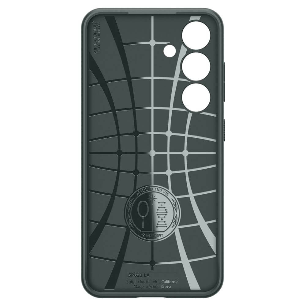 Противоударен Силиконов Калъф за Samsung S24, Spigen Liquid Air Case, Зелен (4)