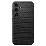 Противоударен Силиконов Калъф за Samsung S24, Spigen Liquid Air Case, Черен (2)