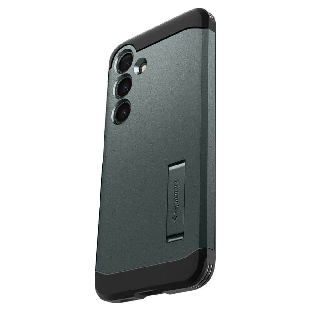 Противоударен Хибриден Калъф за Samsung S24 Plus, Spigen Tough Armor Case, Зелен (5)