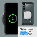 Противоударен Хибриден Калъф за Samsung S24 Plus, Spigen Tough Armor Case, Зелен (7)