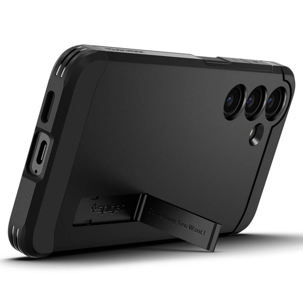 Противоударен Хибриден Калъф за Samsung S24 Plus, Spigen Tough Armor Case, Черен (8)