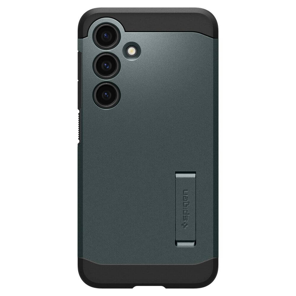 Противоударен Хибриден Калъф за Samsung S24 Plus, Spigen Tough Armor Case, Зелен (2)