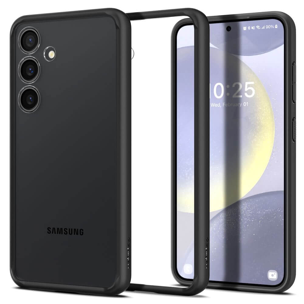 Противоударен Хибриден Калъф за Samsung S24 Plus, Spigen Ultra Hybrid Case, Черен