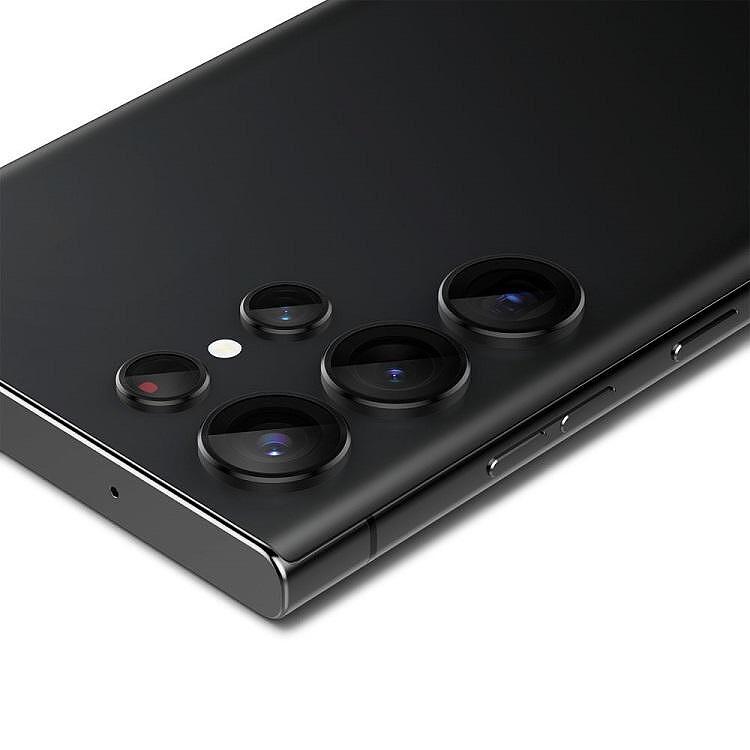 Протектор за Камерата на Samsung S24 Ultra, Spigen EZ Fit Optik Pro Glass tR 2бр., Черен (5)