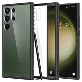 Противоударен Хибриден Калъф за Samsung S24 Ultra, Spigen Ultra Hybrid Case, Черен