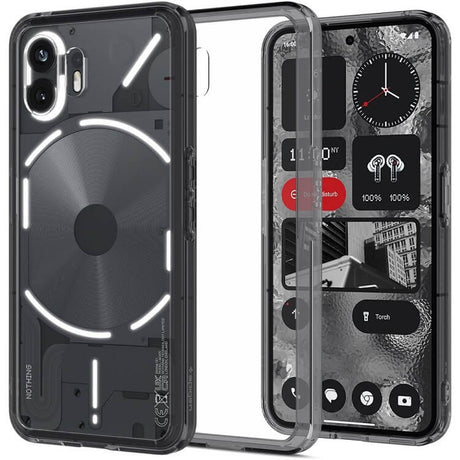 Противоударен Калъф за Nothing Phone 2, Spigen Ultra Hybrid Space Case, Черен
