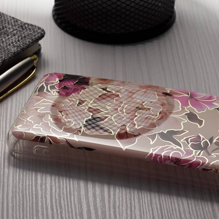 Дамски Калъф за Samsung A15, GKK Elegant Flower Case, Бежов (2)