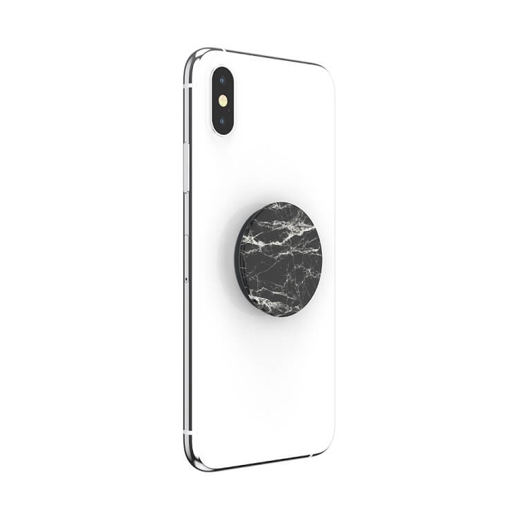 Поставка-Дръжка за Телефон, Popsockets PopGrip Modern Marble, Черен (4)