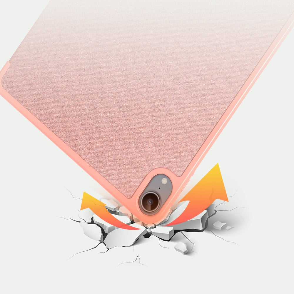 Калъф с Pen Поставка за iPad 11th 2025 A16/ 10th 2022, Dux Ducis Domo Case, Розов (4)