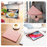 Калъф с Pen Поставка за iPad 11th 2025 A16/ 10th 2022, Dux Ducis Domo Case, Розов (3)