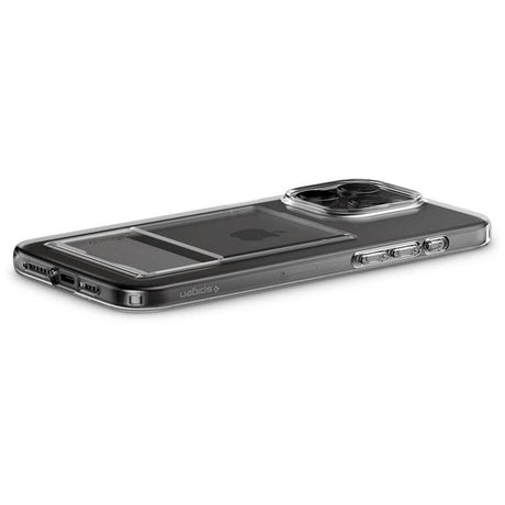 Калъф с Джоб за Карти за iPhone 15 Pro, Spigen Crystal Slot Case, Прозрачен (6)