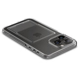 Калъф с Джоб за Карти за iPhone 15 Pro, Spigen Crystal Slot Case, Прозрачен (5)