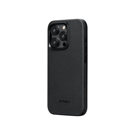 Magsafe Калъф за iPhone 15 Pro Max, Pitaka MagEZ Pro 4 Case, Черен (3)