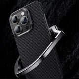 Тънък Кевларен Калъф за iPhone 15 Pro Max, Benks Ultra-Thin Case, Черен (3)