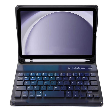 Калъф с Клавиатура за Samsung Tab A9 8.7, Bluetooth Keyboard Case, Черен (4)