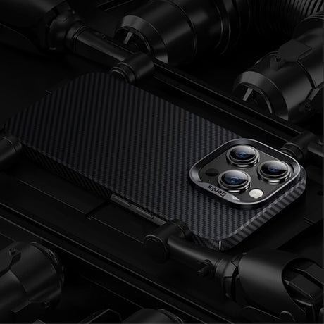 Тънък Кевларен Калъф за iPhone 15 Pro, Benks Ultra-Thin Case, Черен (7)