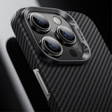 Тънък Кевларен Калъф за iPhone 15 Pro, Benks Ultra-Thin Case, Черен (6)