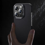 Тънък Кевларен Калъф за iPhone 15, Benks Ultra-Thin Case, Черен (5)