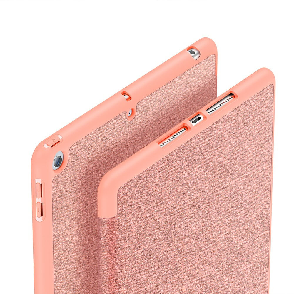 Калъф с Pen Поставка за iPad 9/ 8/ 7 10.2", Dux Ducis Domo Case, Розов (5)