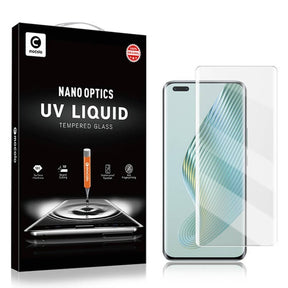 Стъклен Протектор с UV лепило за Honor Magic 5 Pro, Mocolo UV 3D Glass, Прозрачен