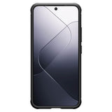 Противоударен Силиконов Калъф за Xiaomi 14, Spigen Rugged Armor Case, Черен (4)