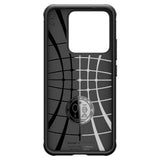 Противоударен Силиконов Калъф за Xiaomi 14, Spigen Rugged Armor Case, Черен (3)
