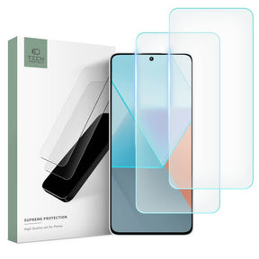 Стъклен Протектор 2бр. за Xiaomi Redmi Note 13 5G/13 Pro 5G-4G, Tech-Protect Tempered Glass, Прозрачен