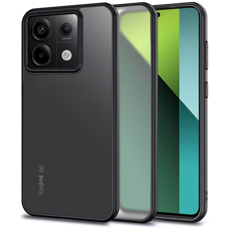 Матов Калъф за Xiaomi Poco X6 5G, Tech-Protect MagMat Hybrid Case, Черен (3)