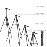 Сгъваем Статив-Трипод за Фография, GKK Aluminum tripod, Черен (3)