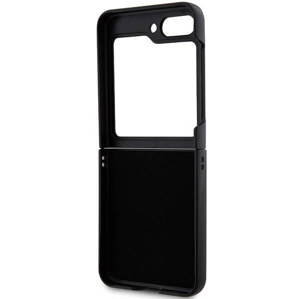 Калъф за Samsung Z Flip 5, Karl Lagerfeld Saffiano Mono Choupette PIN Case, Черен (7)